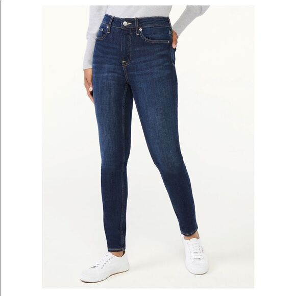 Free Assembly Women’s High Rise Skinny Jeans - Picture 1 of 5